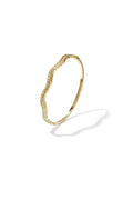  90 NOTES - wavy world bangle - goud