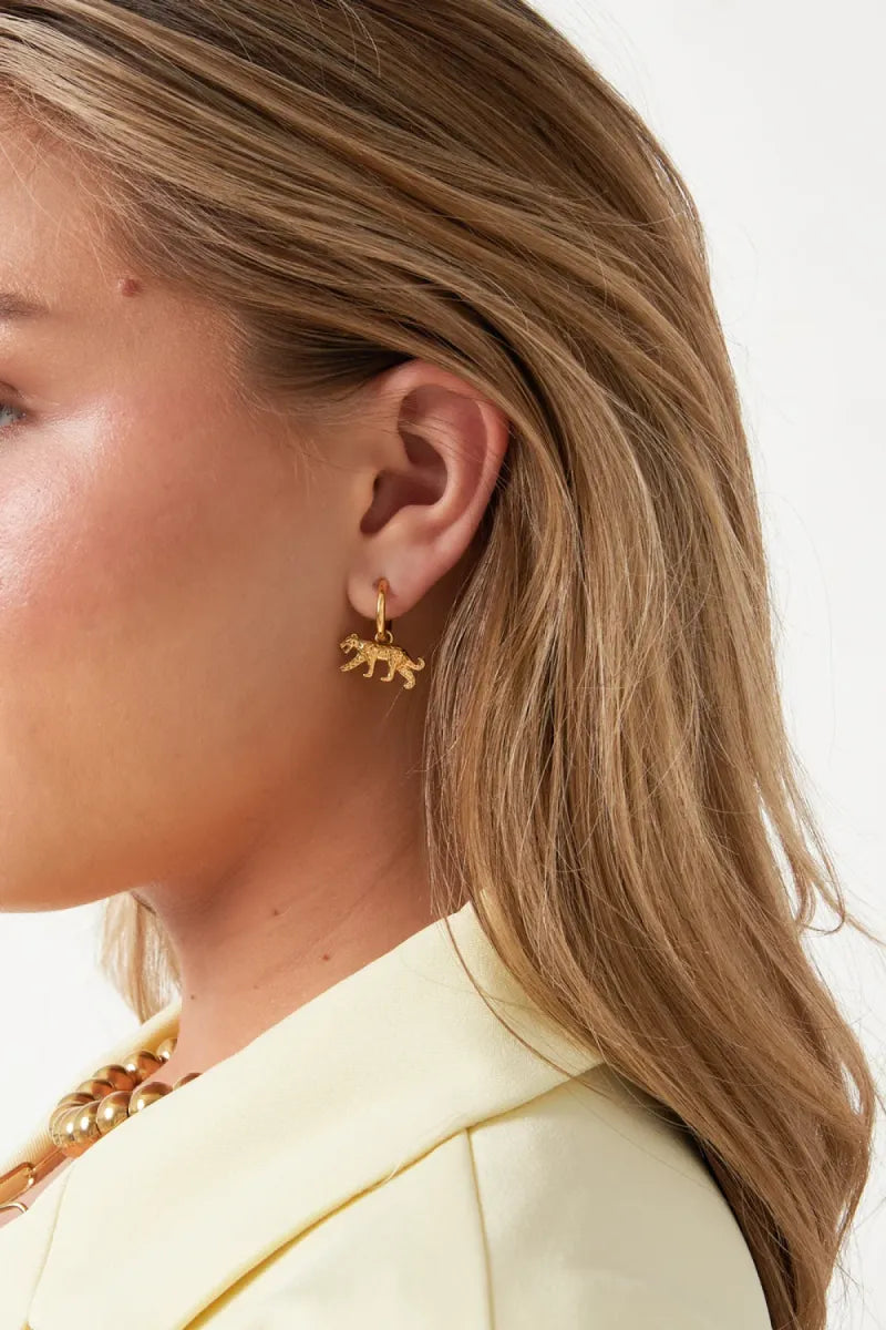  Oorbellen Panthera - goud