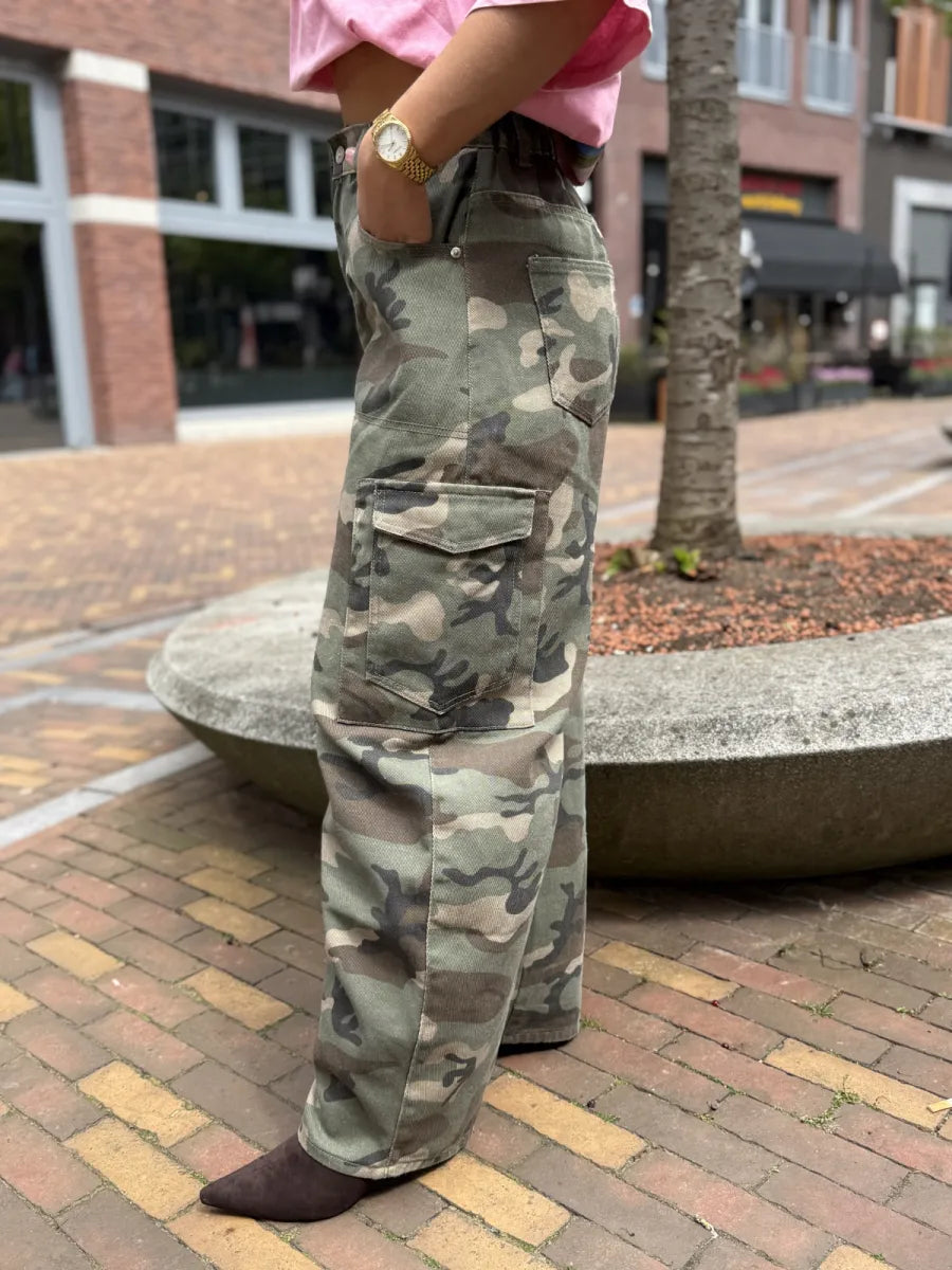  Army cargo jeans - groen