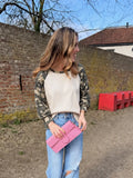 Zoetemint Basic army longsleeve - ecru