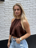  Balloon top Livia - bruin
