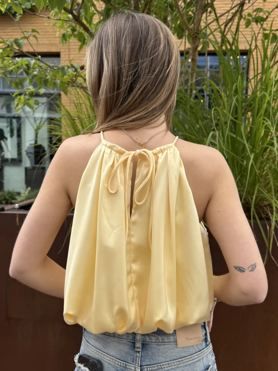  Balloon top Livia - geel