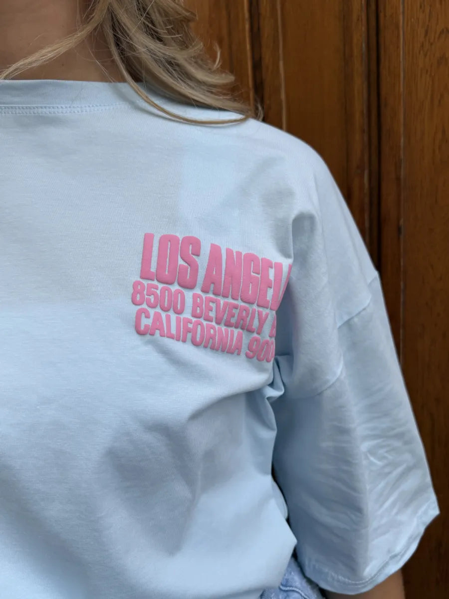  Los Angeles t-shirt - blauw