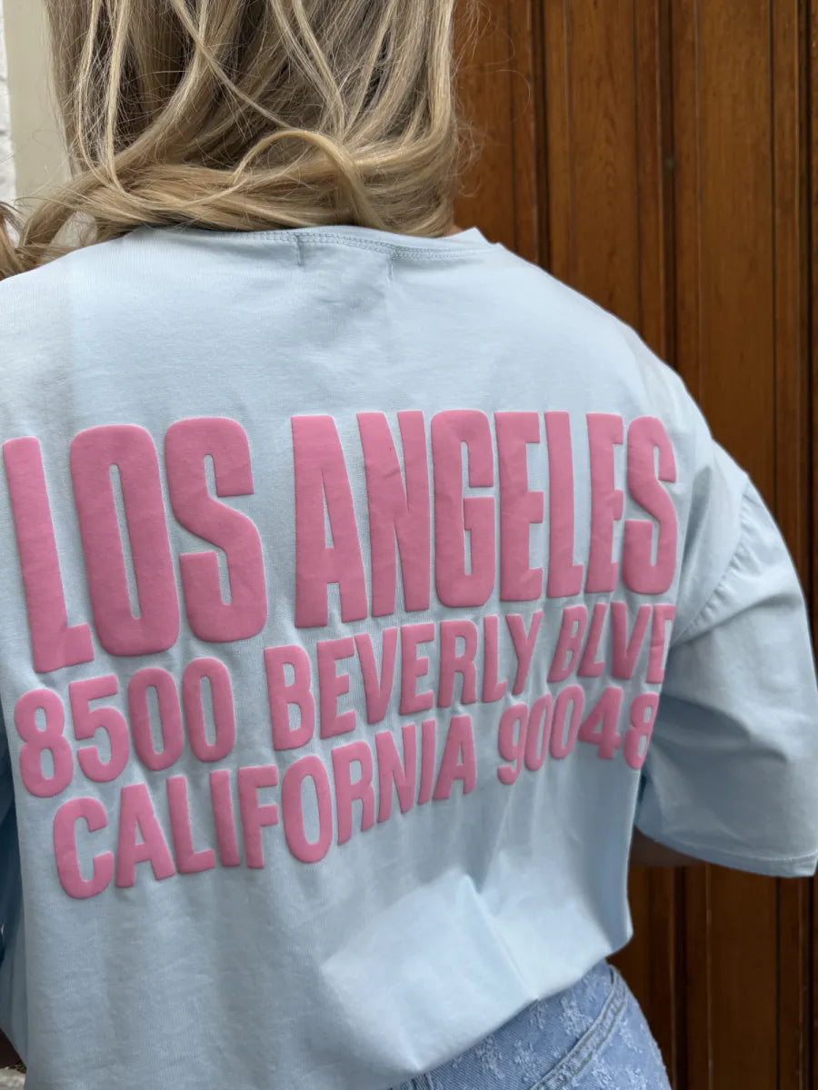  Los Angeles t-shirt - blauw