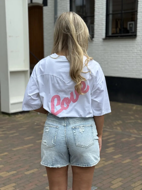  LOVE t-shirt - wit