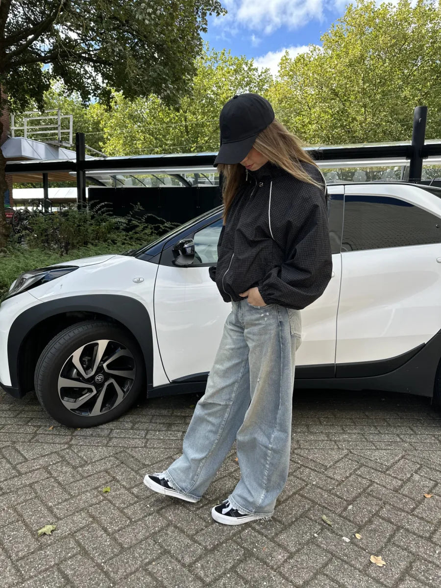  Squared sports jack Nisa - zwart