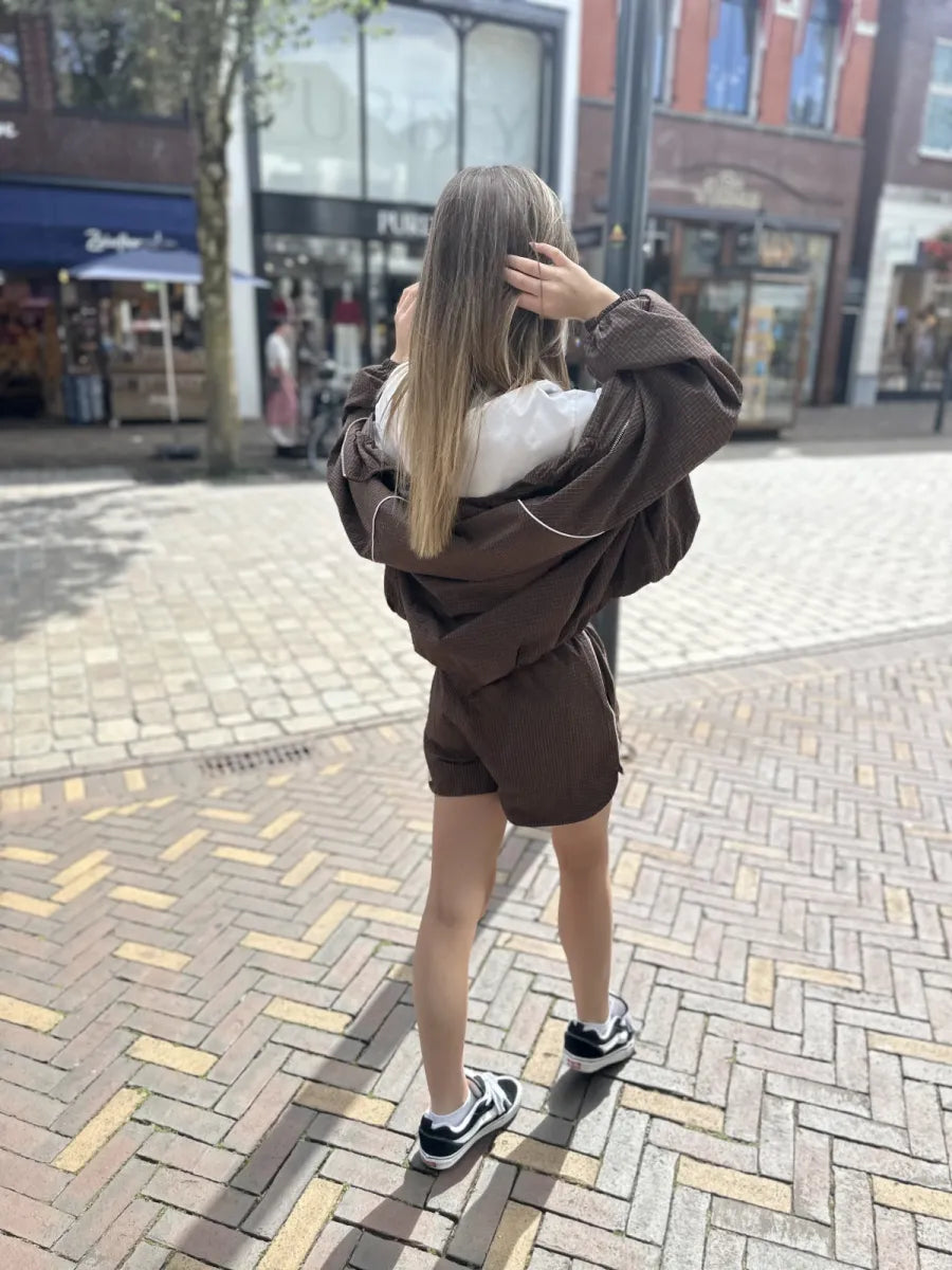  Squared short Nisa - bruin