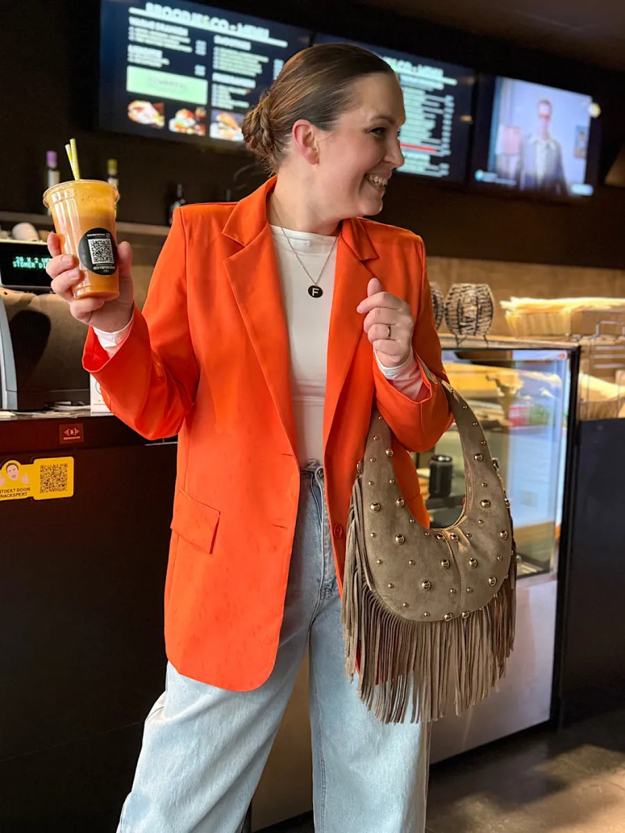  ZM - Studio blazer - oranje