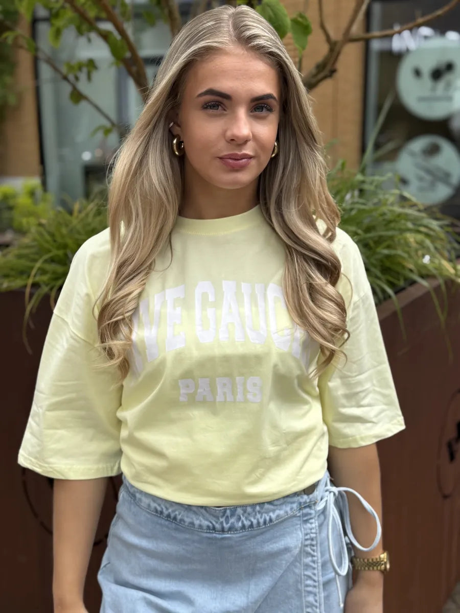  Rive Gauche t-shirt - geel
