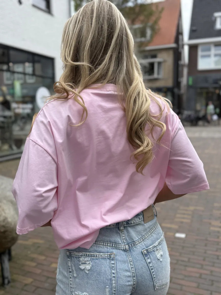  Rive Gauche t-shirt - roze