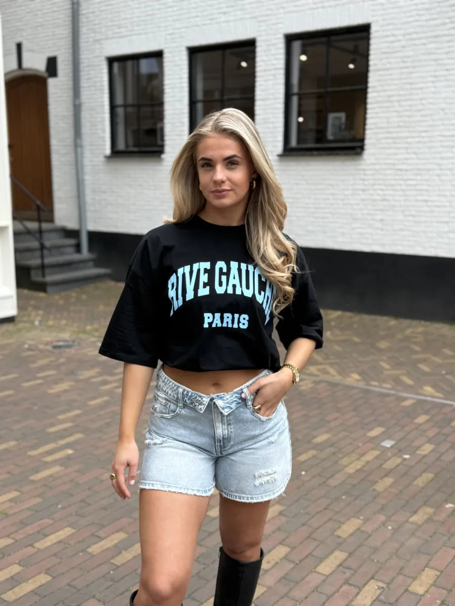  Rive Gauche t-shirt - zwart