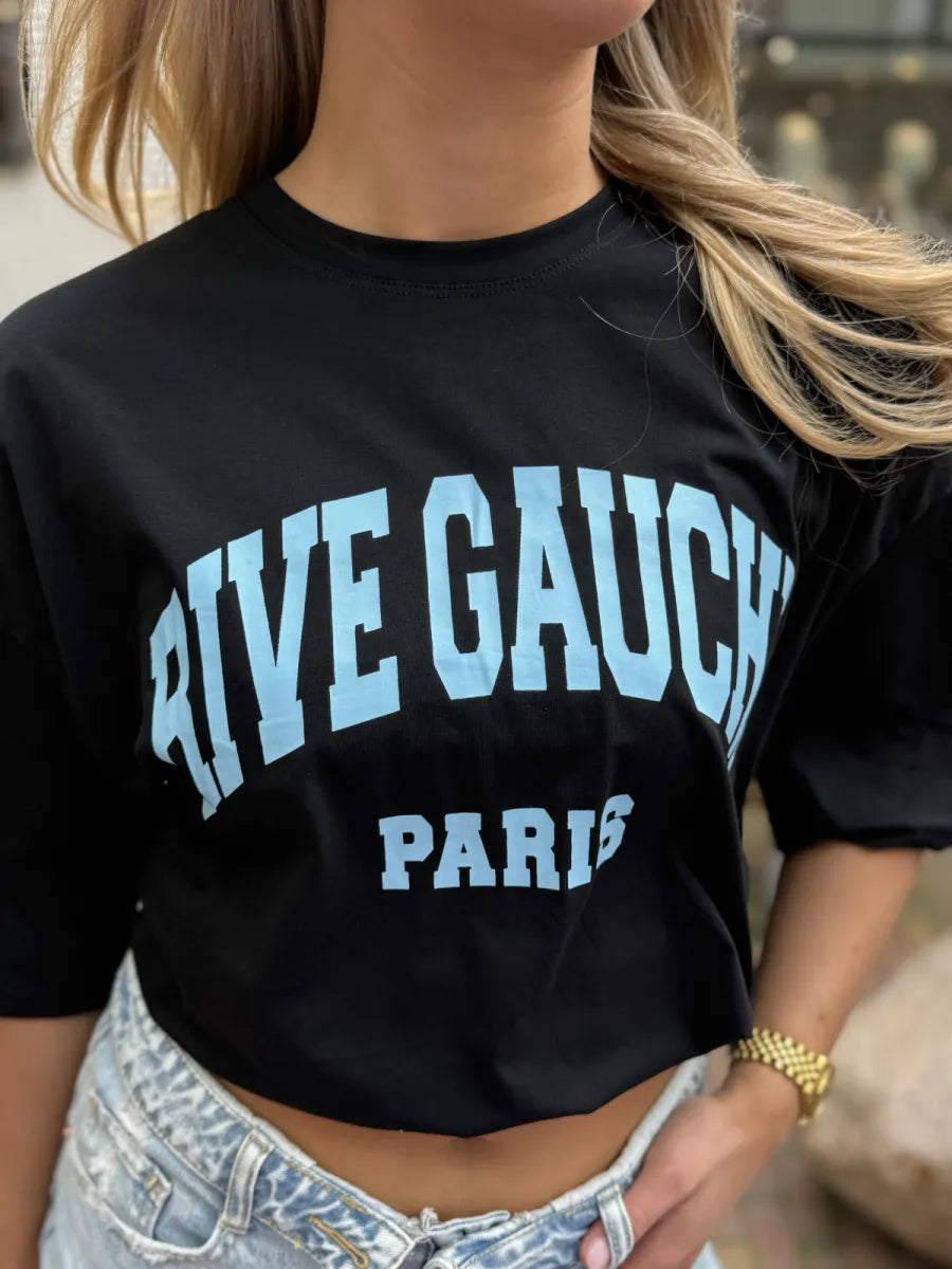  Rive Gauche t-shirt - zwart