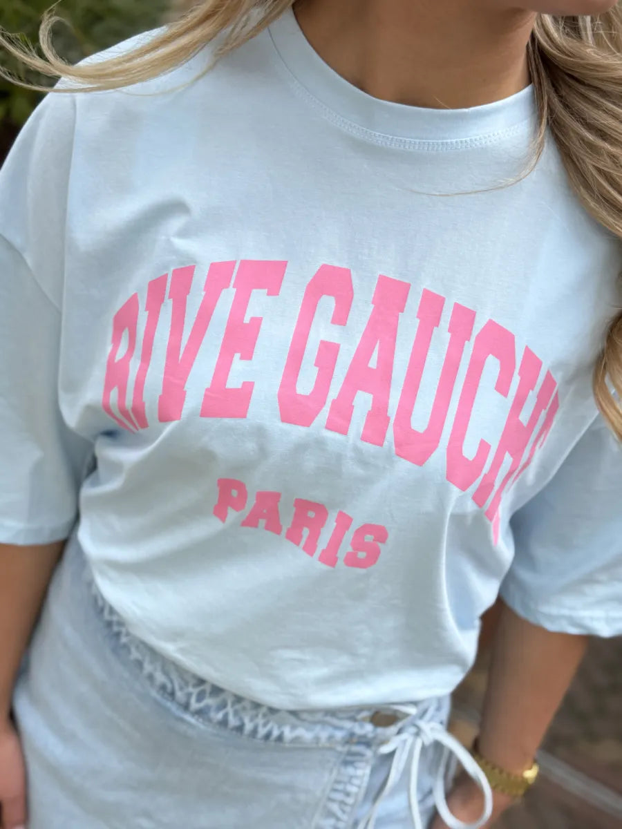  Rive Gauche t-shirt - lichtblauw