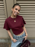  ZM - perfect brand shirt - bordeaux