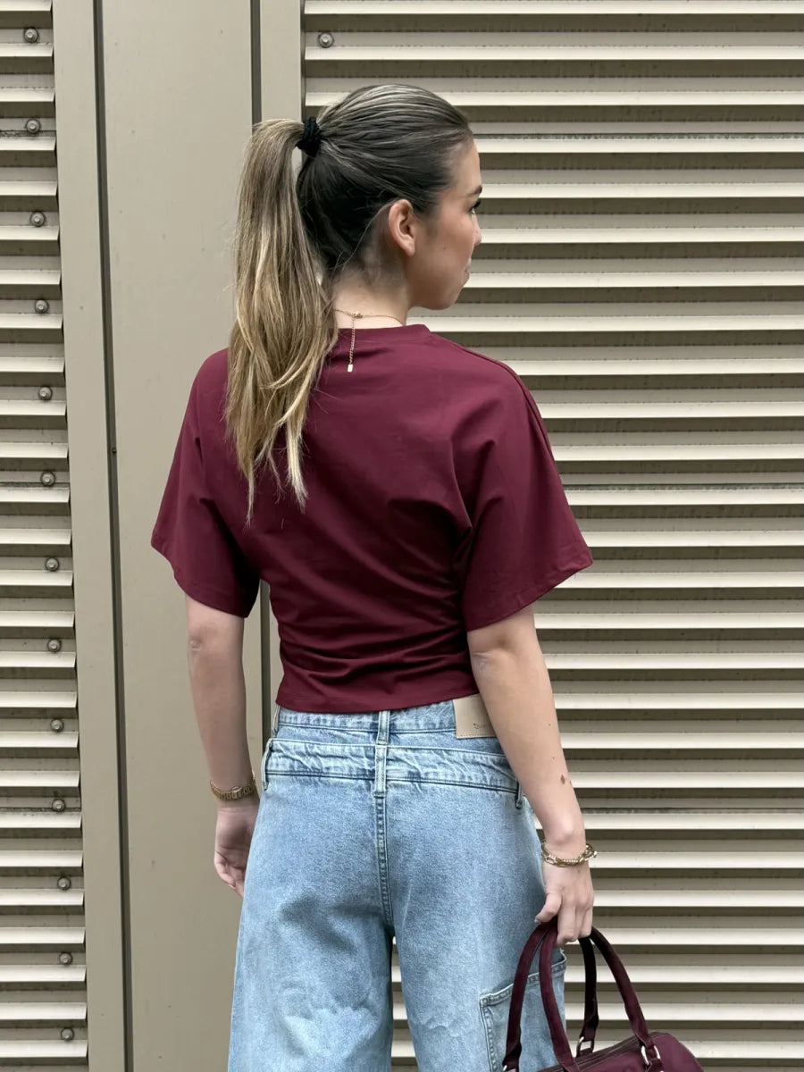  ZM - perfect brand shirt - bordeaux