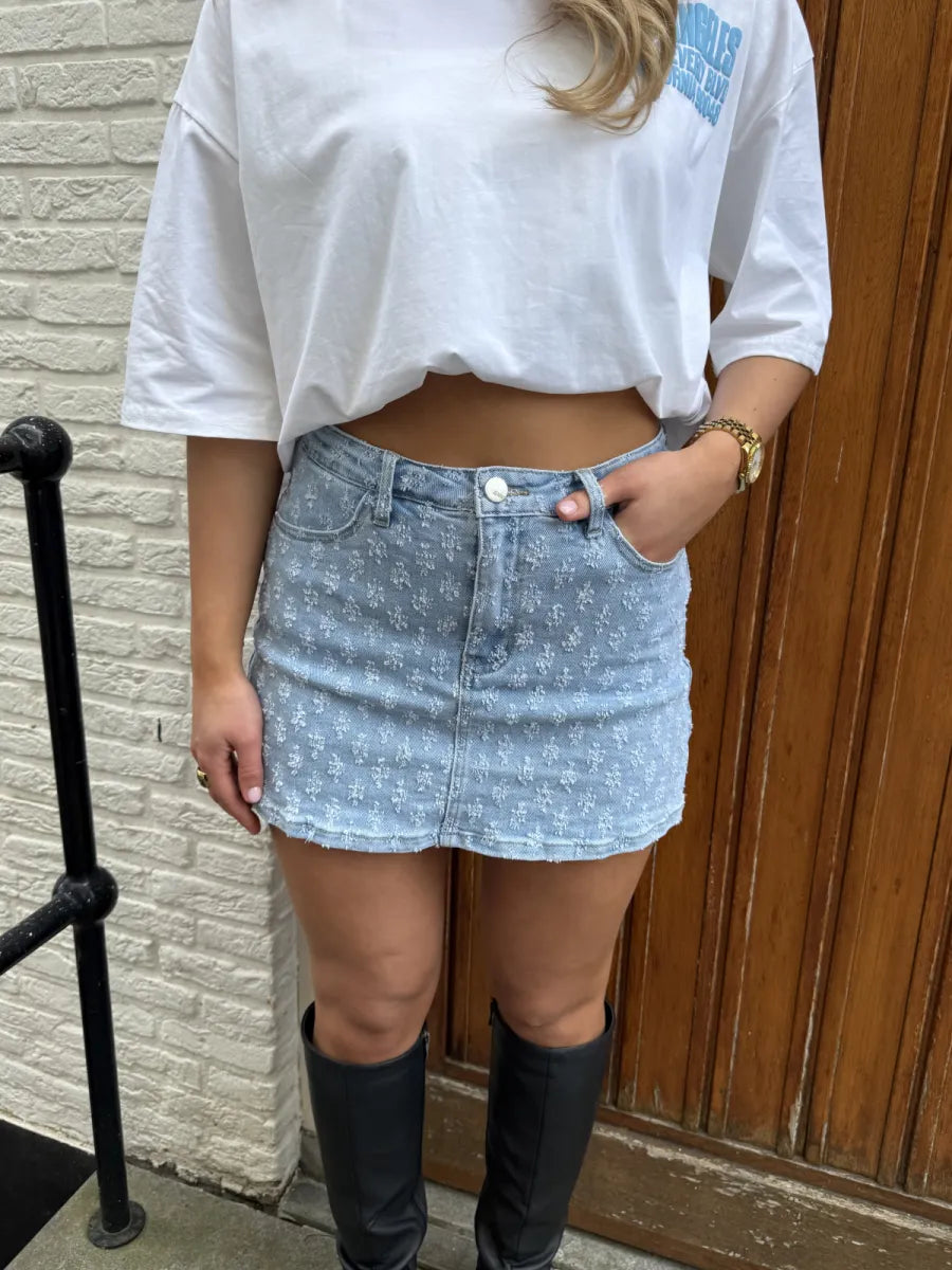  ZM - Denim skort Zoë - blauw