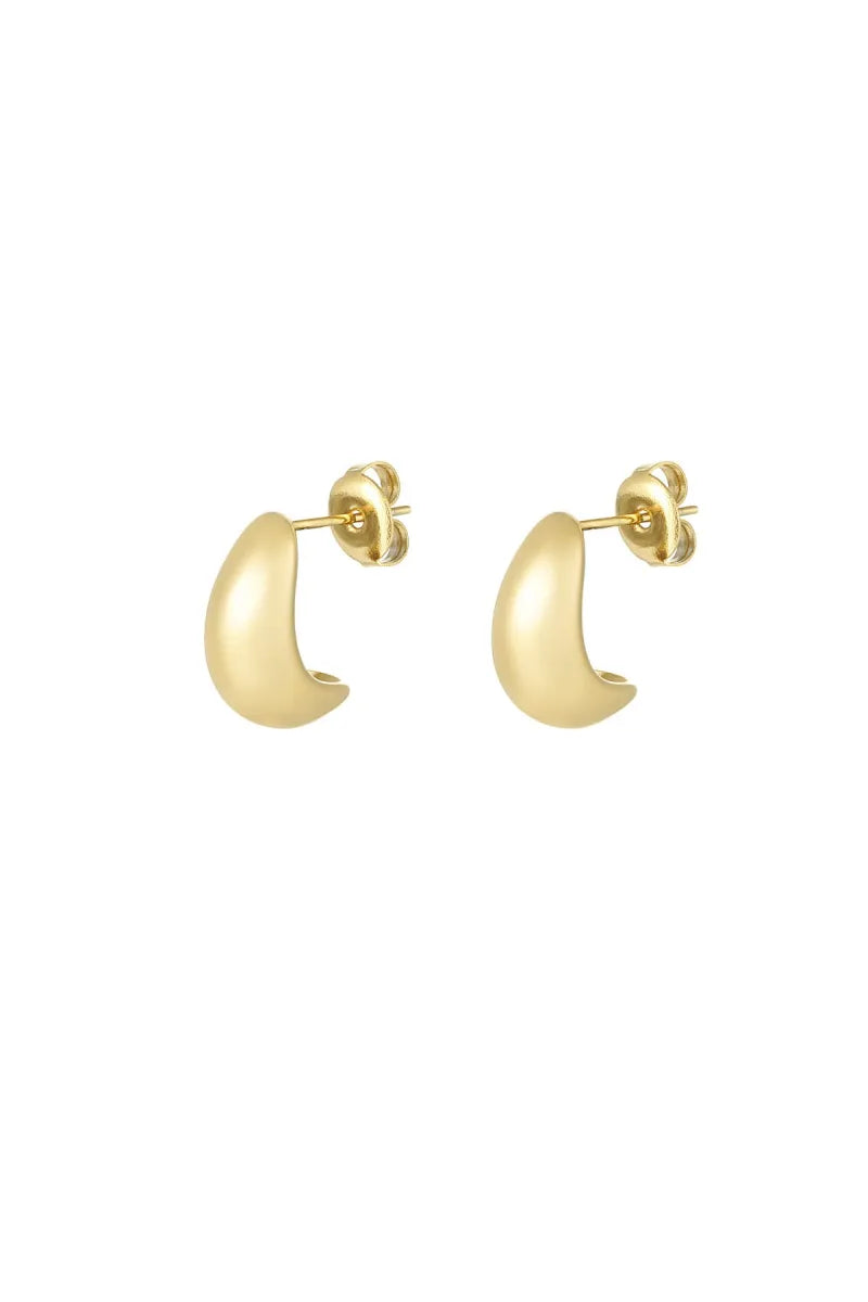  90 NOTES - druppel oorbel - goud
