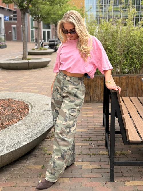  Army cargo jeans - groen