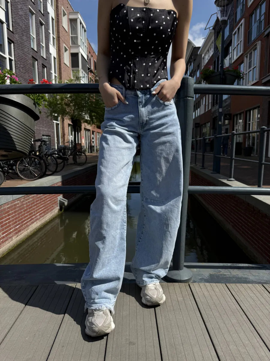  QH - Balloon fit jeans 3717 - Lichtblauw
