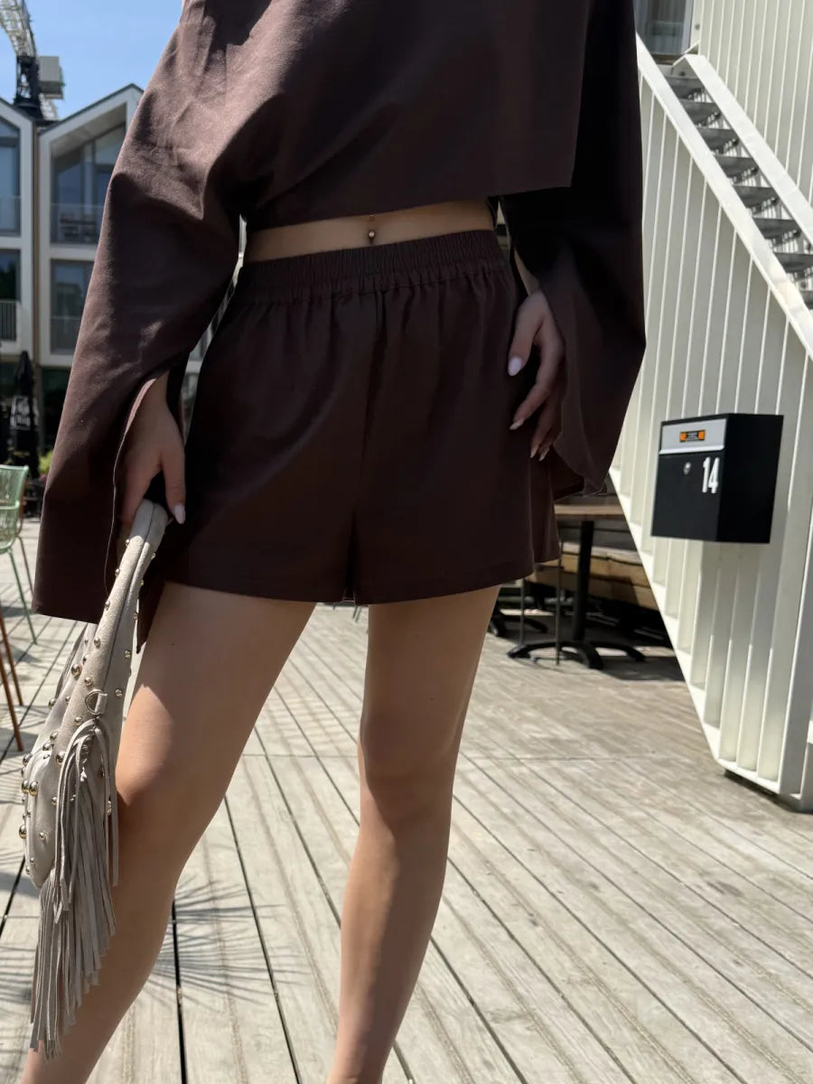  ZM - the linen club short - bruin