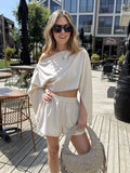  ZM - the linen club short - ecru