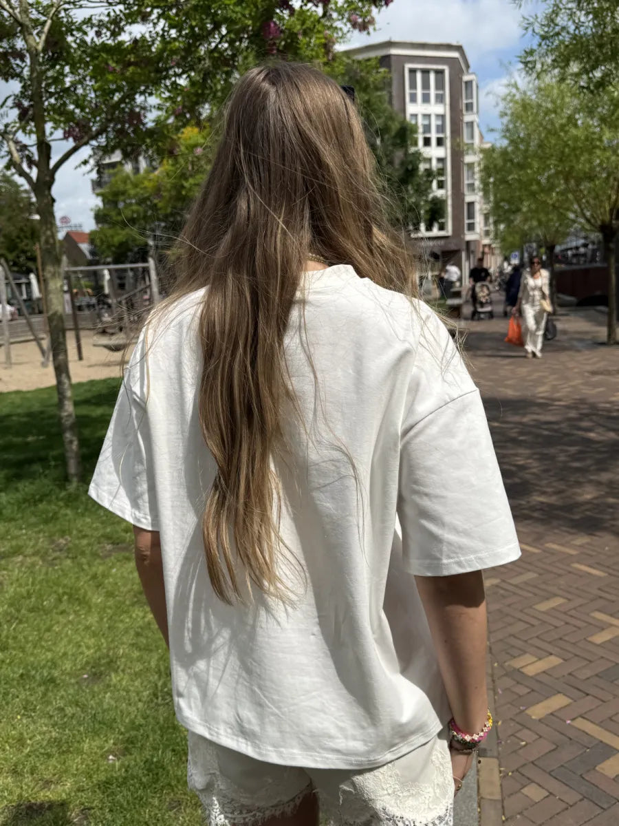  Musthave oversized basic tee - wit