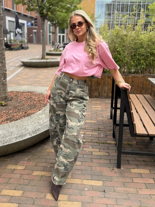  Army cargo jeans - groen