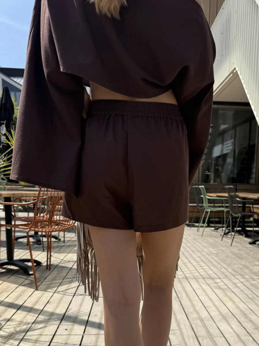  ZM - the linen club short - bruin