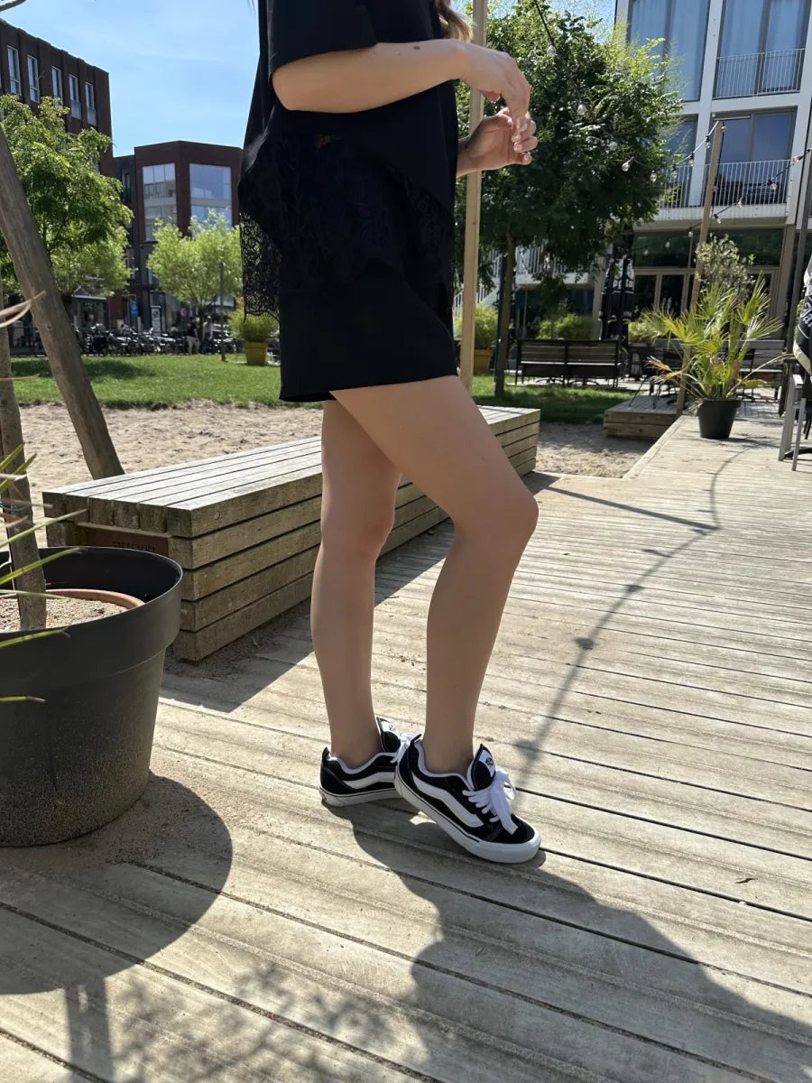  ZM - the linen club short - zwart