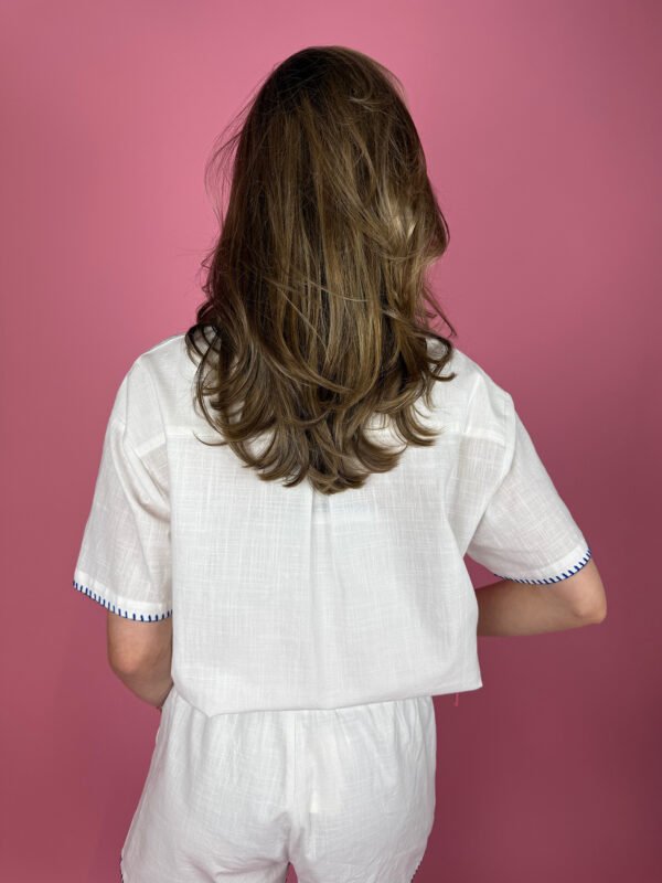 Ecru blouse Moon