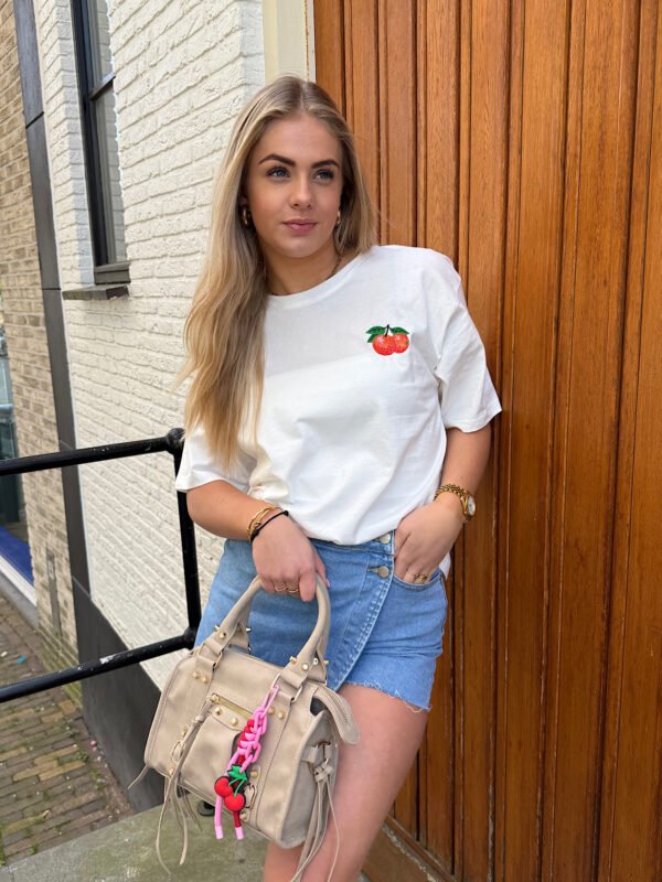 Wit t-shirt Oranges