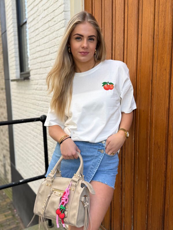 Wit t-shirt Oranges