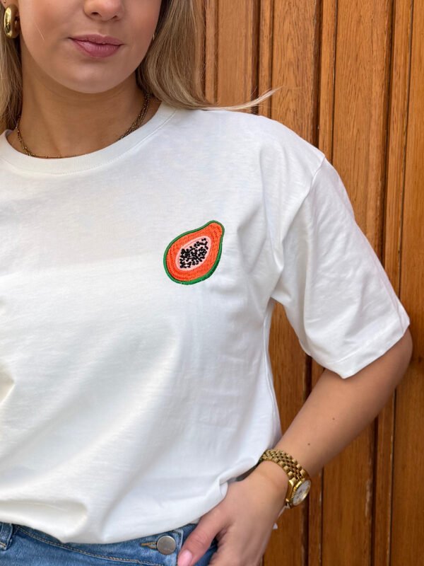 Wit t-shirt Papaya