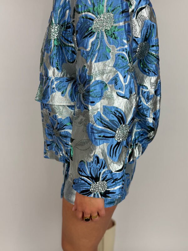 Blauw jacquard jack Norie