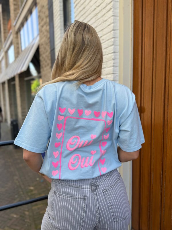 Blauw t-shirt Oui Oui
