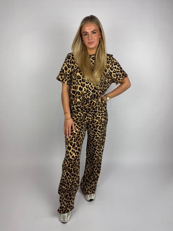 Bruine leopard broek Iza
