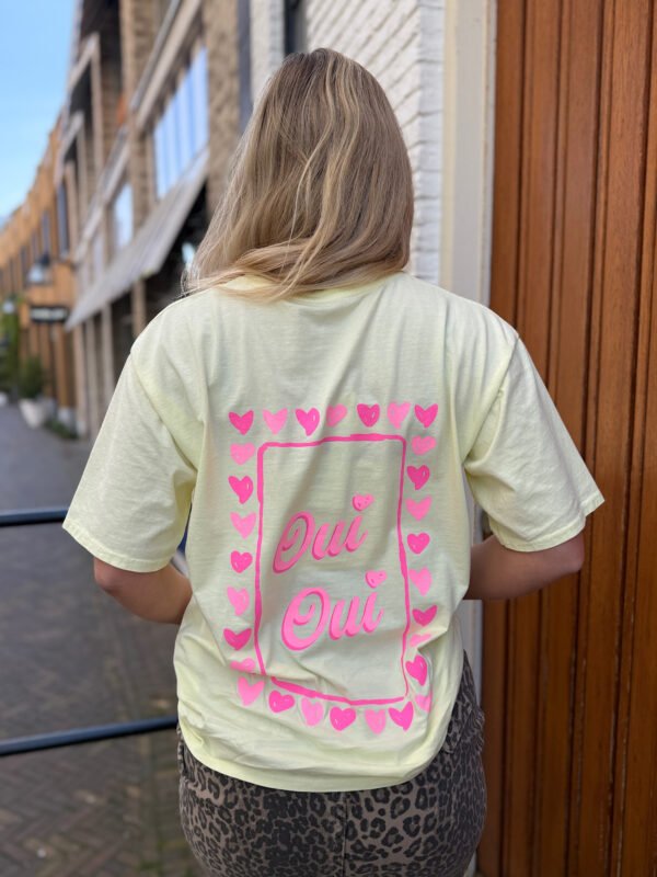 Geel t-shirt Oui Oui