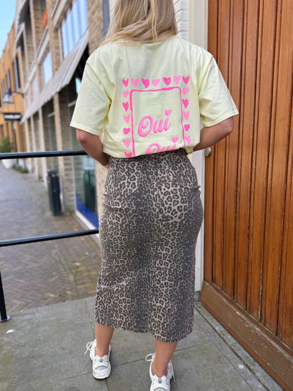 Geel t-shirt Oui Oui