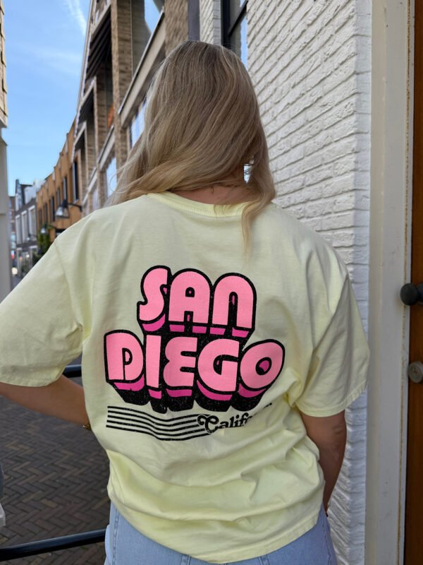 Geel t-shirt San Diego