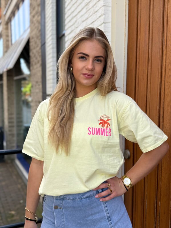 Geel t-shirt Summer
