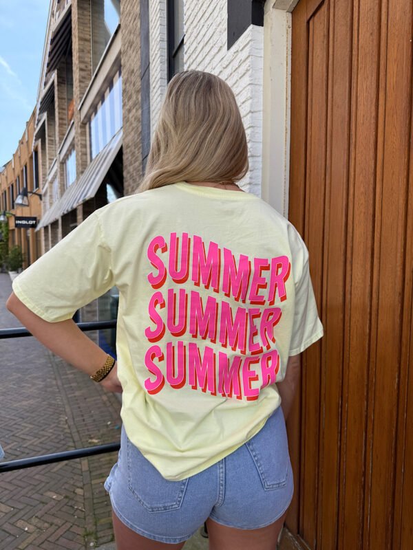 Geel t-shirt Summer