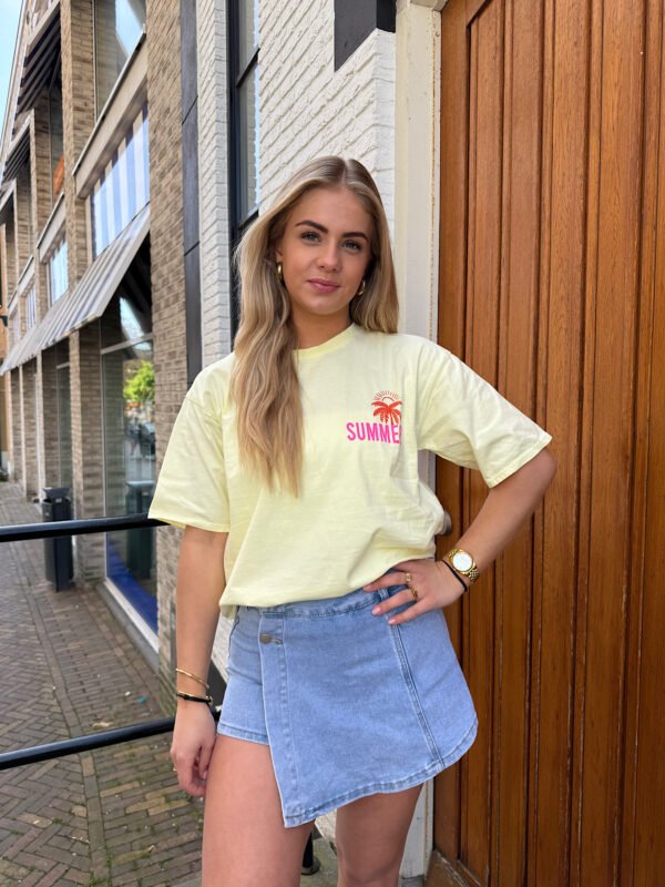 Geel t-shirt Summer
