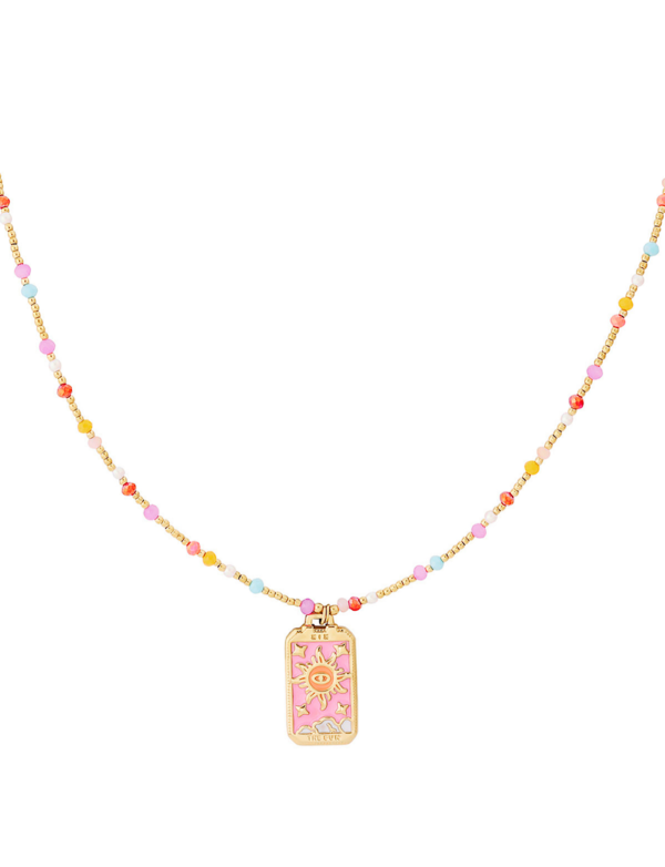 Gouden give me the sun ketting