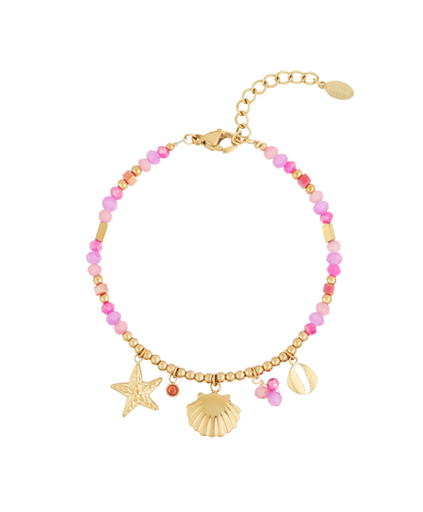 Gouden queen of the sea armband