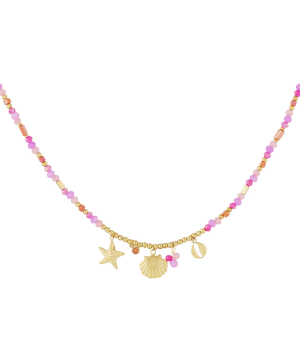 Gouden queen of the sea ketting