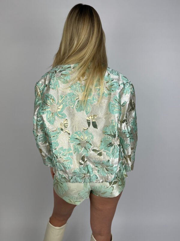 Mintgroen jacquard jack Norie