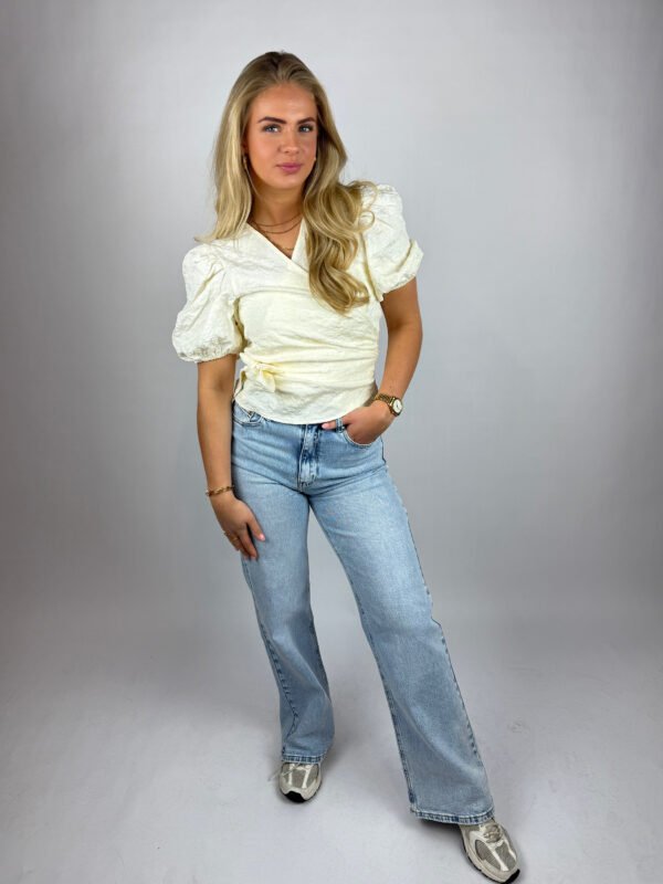 QH blauwe jeans met gouden details