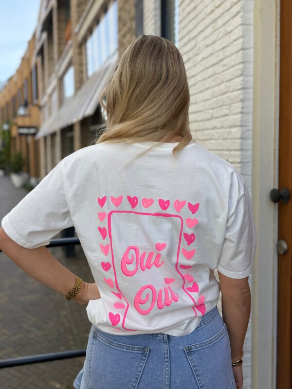 Wit t-shirt Oui Oui