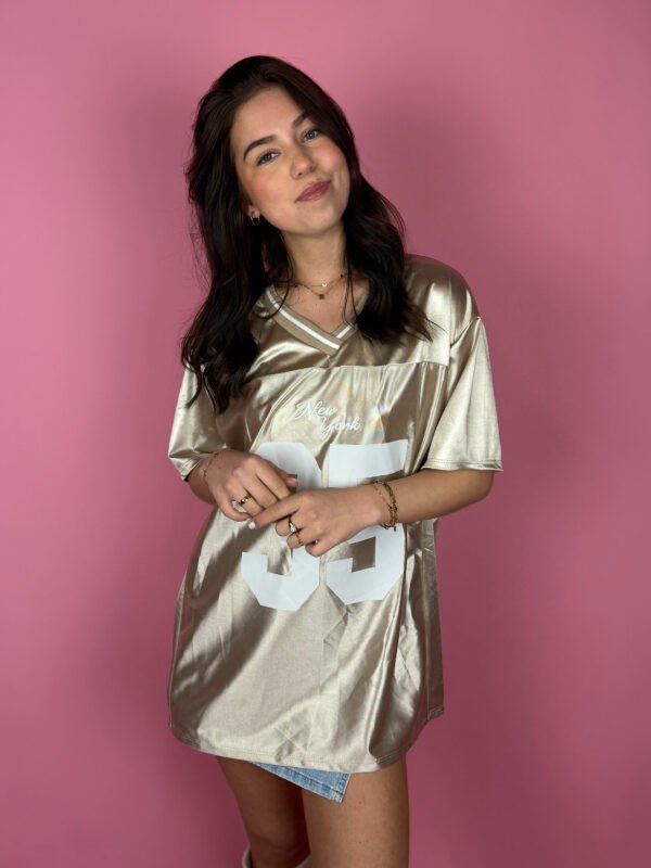 Beige NY 35 jersey