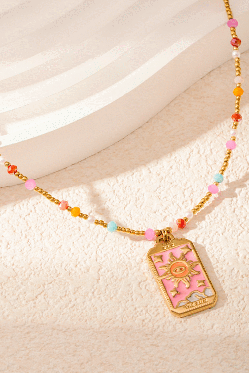 Gouden give me the sun ketting